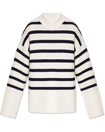 Samsøe & Samsøe 'raili' Striped Sweater - White
