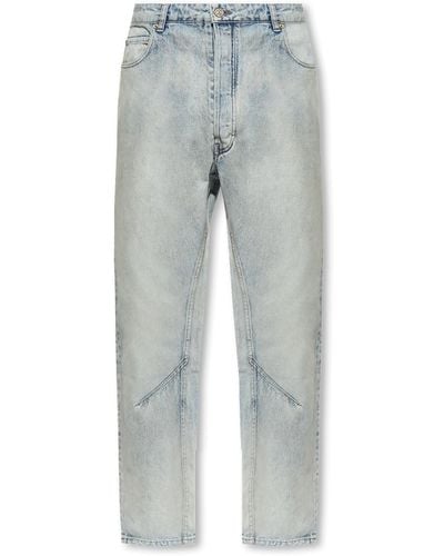 Balenciaga Jeans With Vintage Effect, , Light - Grey