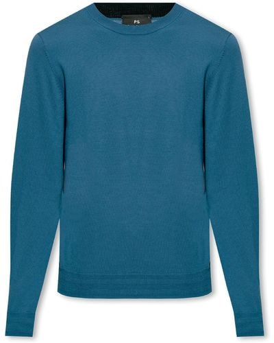 PS by Paul Smith Jumper With Logo - Blue