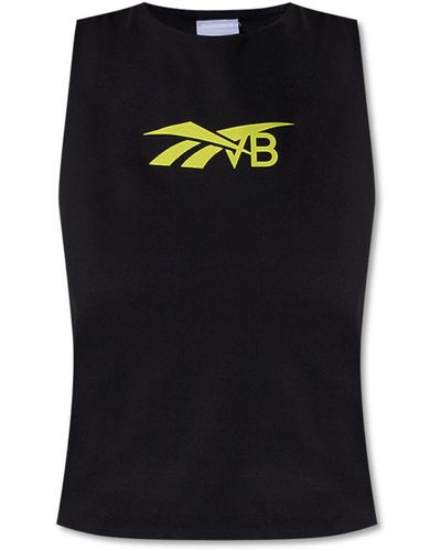 Reebok X Victoria Beckham Top With Logo - Black