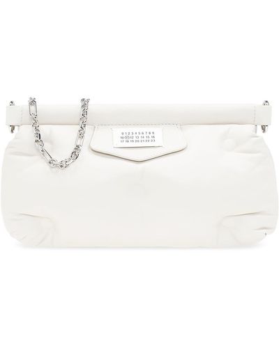 Maison Margiela Shoulder Bag With Logo - White