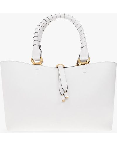Chloé ‘Marcie Small Shopper Bag - White
