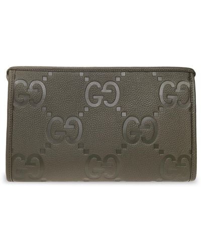 Gucci Monogrammed Handbag - Grey