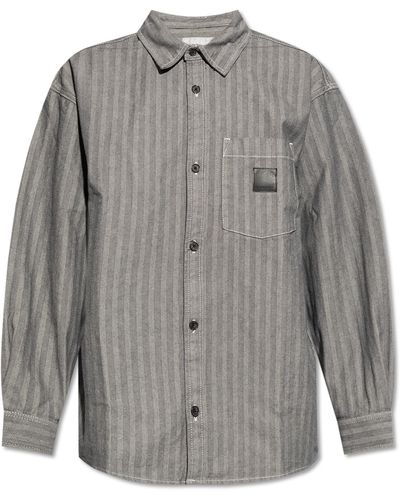 Carhartt Striped Pattern Shirt, - Grey