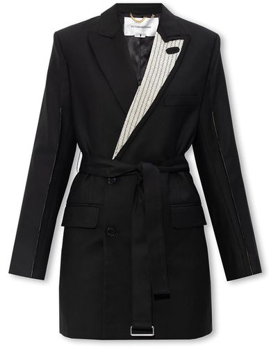 Victoria Beckham Blazer Dress, - Black