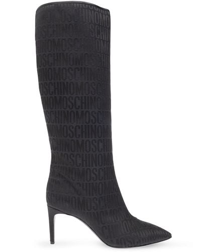 Moschino Heeled Boots - Black