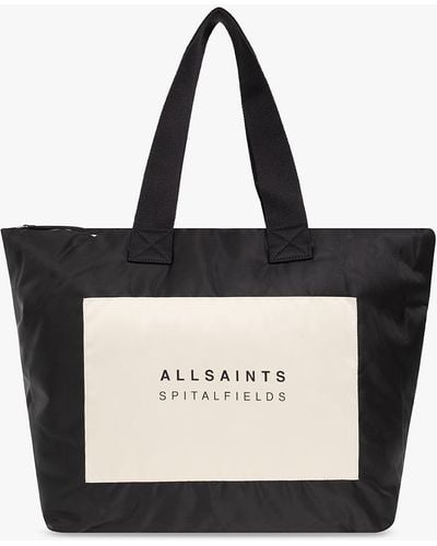 AllSaints 'lilou' Shopper Bag - Black