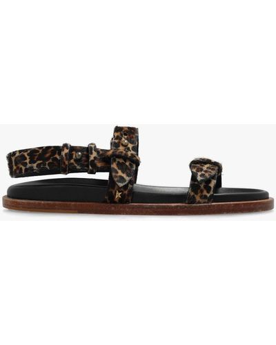Golden Goose Sandals With Animal Motif - White