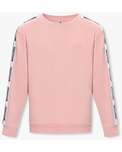 Moschino Sweatshirt With Logo - Pink