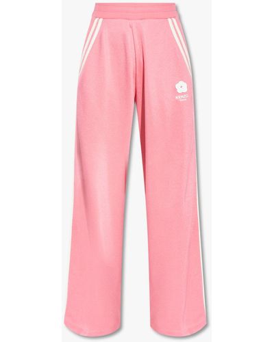 KENZO Joggers With Logo - Pink