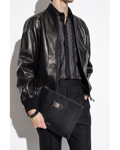 Versace ‘Medusa Biggie’ Handbag - Black