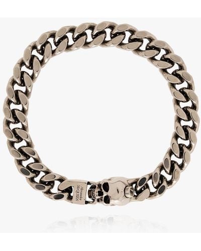 Alexander McQueen Brass Bracelet - Metallic