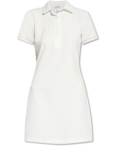 La Perla Monogrammed Dress, - White