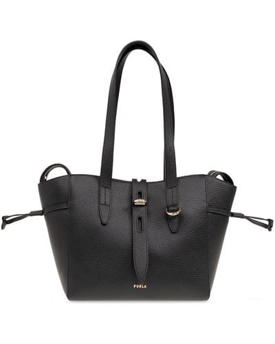 Furla 'net Small' Shopper Bag, - Black