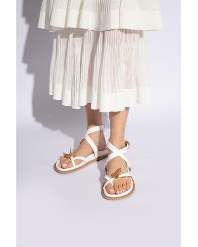 Sophia Webster 'mariposa' Leather Sandals, - White