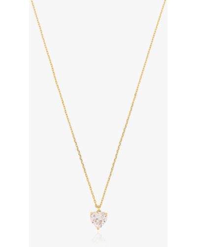 Kate Spade Necklace With Heart Charm - Blue