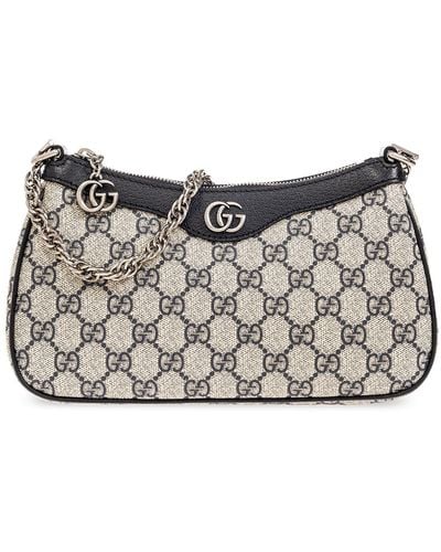 Gucci 'ophidia Small' Shoulder Bag, - Grey