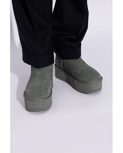 UGG 'classic Mini' Platform Snow Boots, - Gray