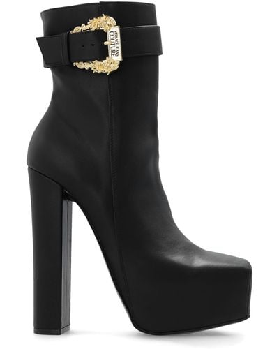 Versace Jeans Couture Platform Boots - Black