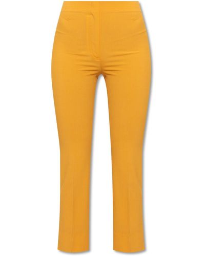 Jacquemus 'pina' Pleat-front Trousers - Orange