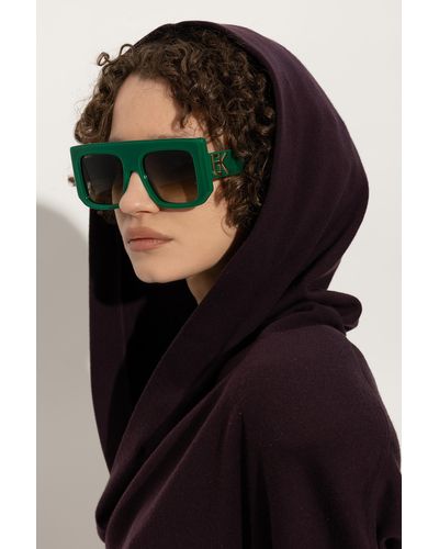 Emmanuelle Khanh 'mondello' Sunglasses, - Green