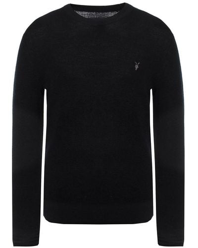 AllSaints ‘Ivar’ Branded Sweater - Black