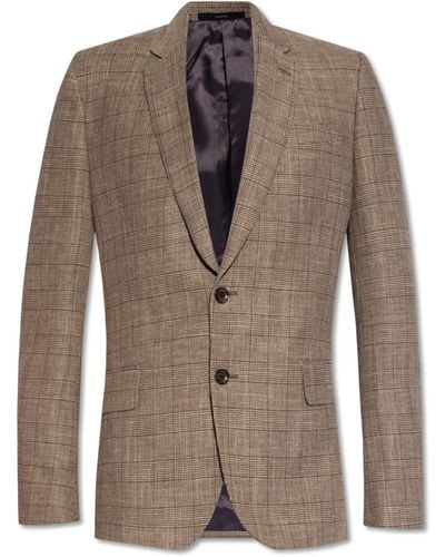 Paul Smith Wool Blazer, - Brown