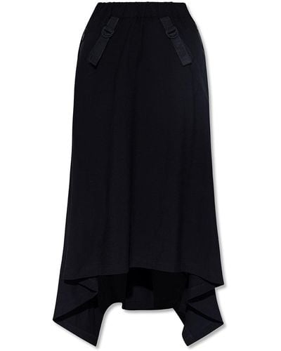 Y-3 Asymmetrical Skirt - Black