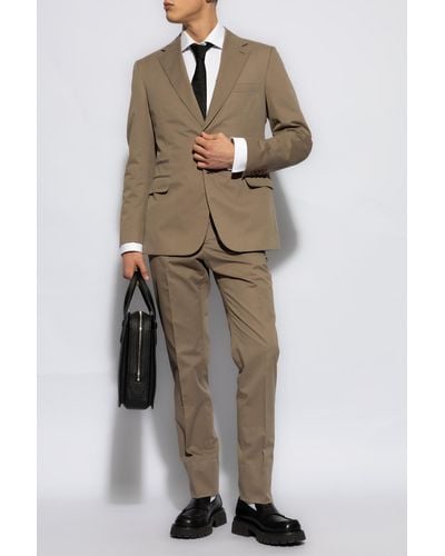 Brioni Cotton Suit - Natural