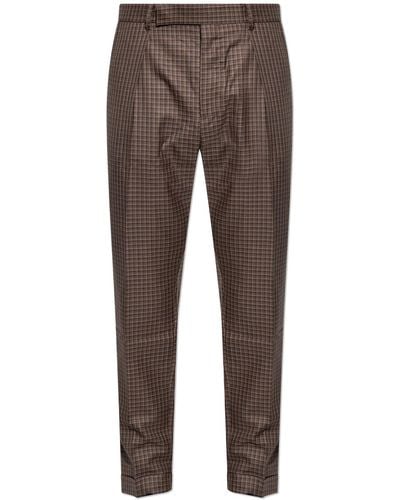 Paul Smith Wool Trousers - Brown