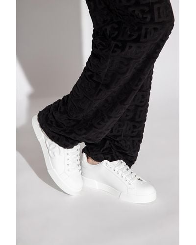 Dolce & Gabbana ‘Portofino’ Sneakers - White