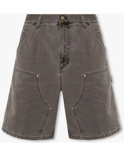 Carhartt 'double Knee' Shorts - Grey