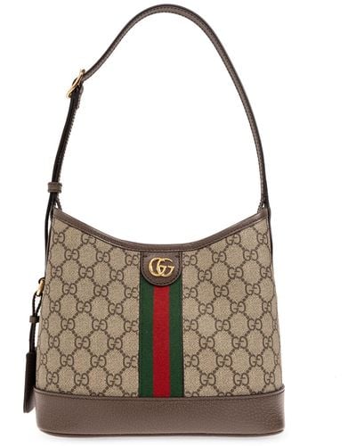 Gucci 'ophidia Small' Shoulder Bag, - Brown