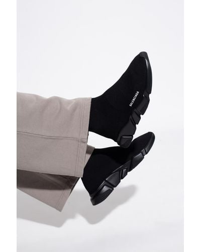 Balenciaga Speed Stretch-knit Sneakers - Black