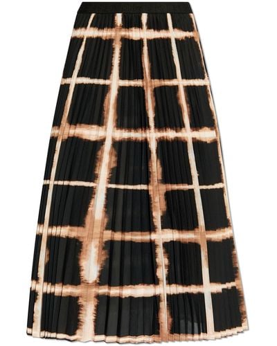 Munthe Skirt With Logo, - Black
