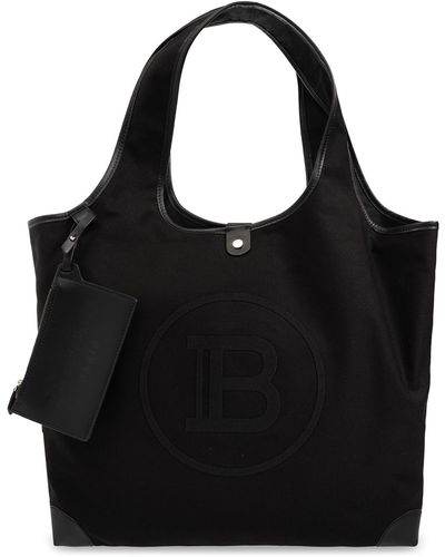 Balmain Shopper Bag - Black