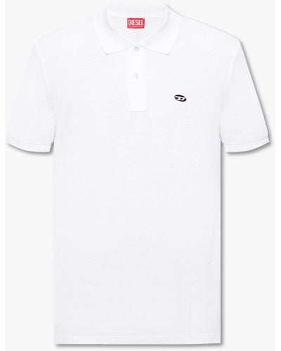 DIESEL ‘T-Just-Doval-Pj’ Polo Shirt - White