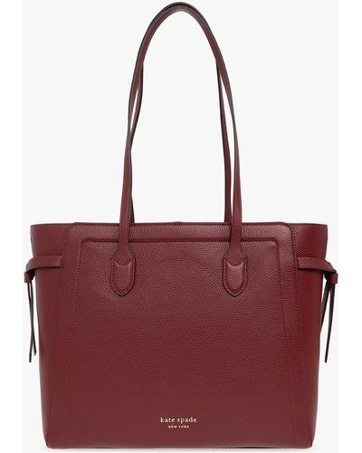 Kate Spade 'knott Large' Shopper Bag - Red