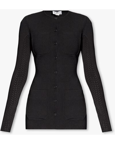 Victoria Beckham Blazer With Pockets - Black