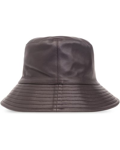 Brown Yves Salomon Hats for Women | Lyst