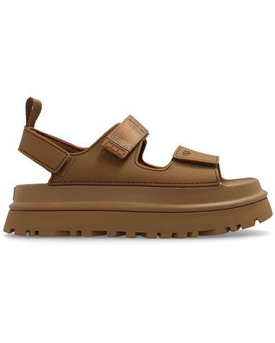 UGG ‘Goldenglow’ Platform Sandals - Brown