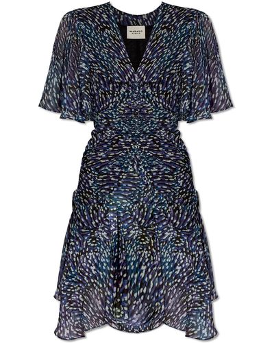 Isabel Marant 'vivienne' Dress, - Blue