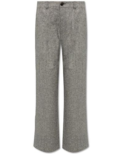 Anine Bing 'carrie' Loose-fitting Trousers, - Grey