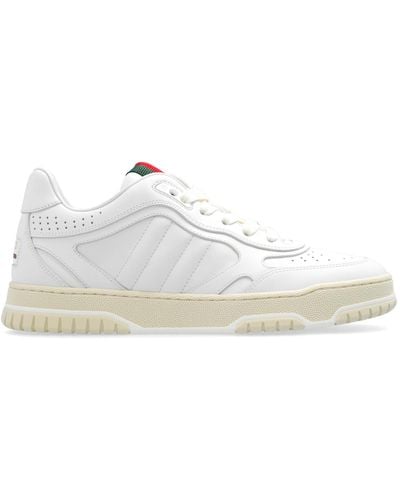 Gucci Leather Trainers, - White