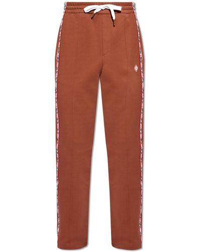 Casablancabrand Joggers With Logo, - Brown