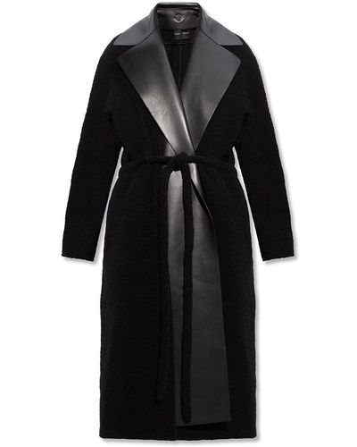 Proenza Schouler Belted Coat - Black