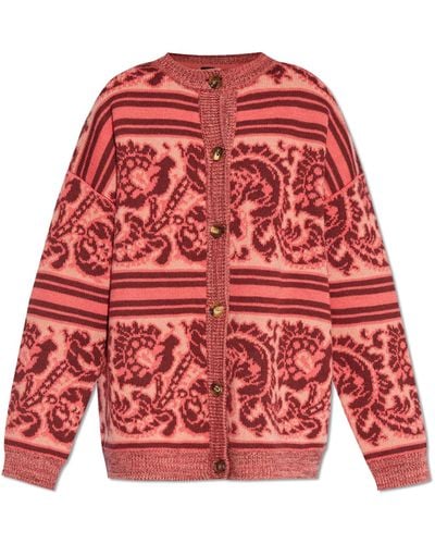 Etro Cardigan With Buttons, - Red