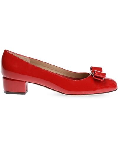 Ferragamo Court Shoes - Vara - Red