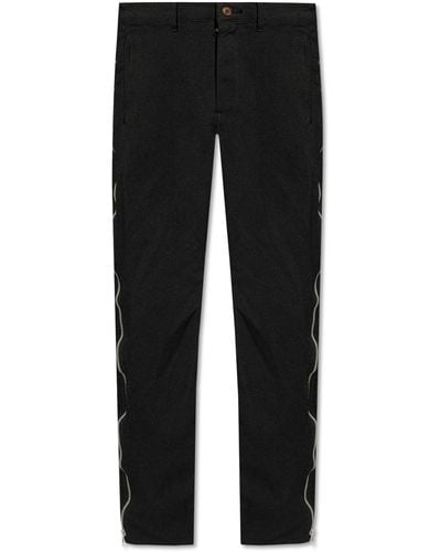 Comme des Garçons Comme Des Garçons Trousers With Zips - Black