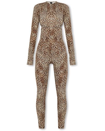 DSquared² Jumpsuit With Animal Motif - Natural